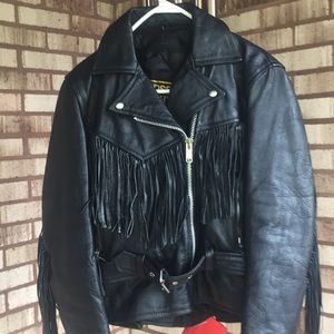 hudson leather motorcycle jacket